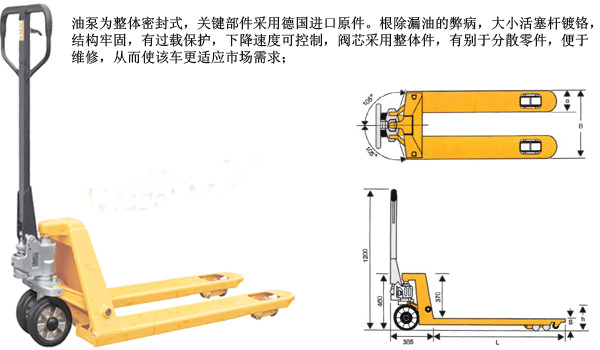 液压手动叉车采用杠杆原理作业,原来那么简单