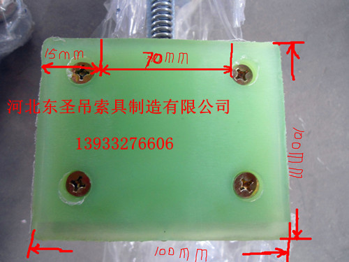 石材专用吊钳聚氨酯橡胶夹皮稳定性怎样？