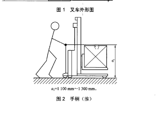 1吨液压堆高车油缸工作行程